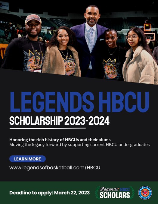 Apply For Legends HBCU 2023-2024 Scholarship At NBRPA Website