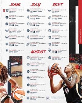 Washington Mystics WNBA Games And New Magazine Show Broadcasting On Monumental Sports Network